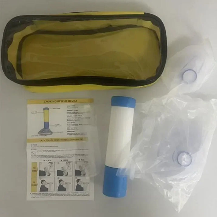 Portable Upgrade First Aid Kit for Kids Adults Choking Emergency Life Saving Suction Vac anti Choke Device