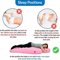O-Type Yoga Mat for Pregnant Women Inflatable Mat Mattress Maternity Pregnancy Pillow for Sleeping